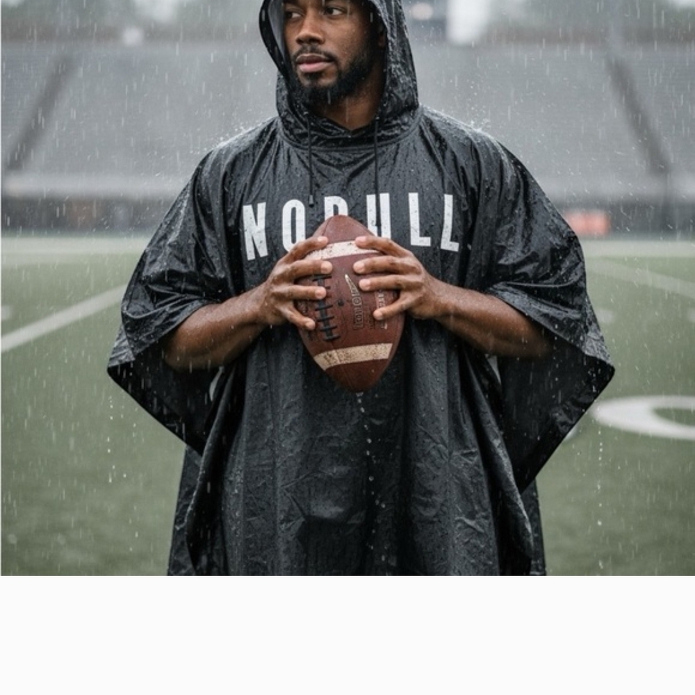 NOBULL Charcoal Rain Poncho